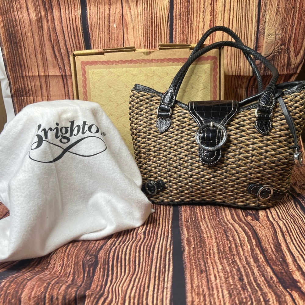 BRIGHTON Debbie Straw Handbag